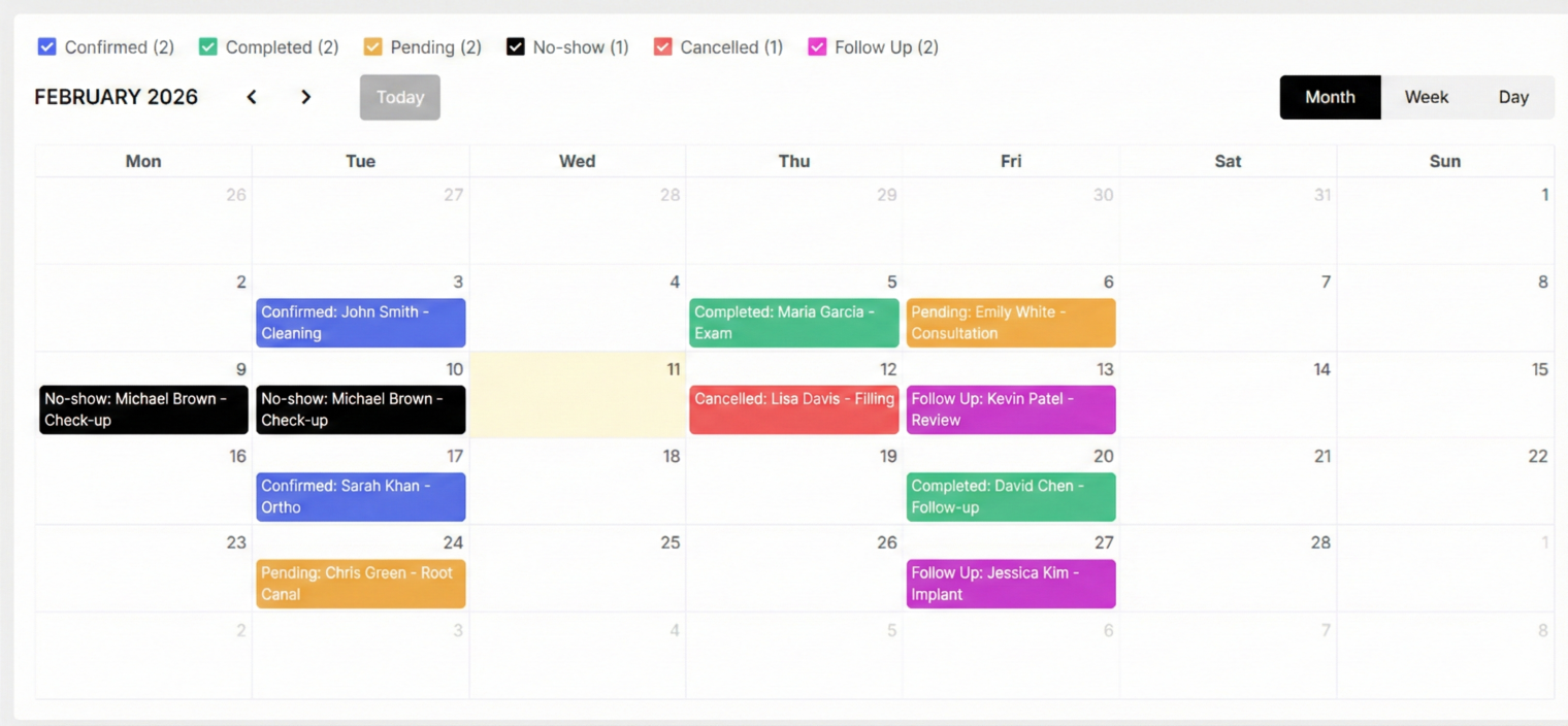Scheduling UI